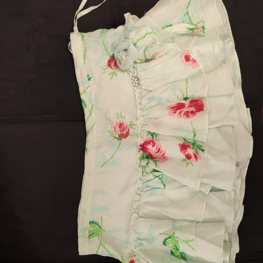 Vintage Abercrombie & Fitch silk miniskirt